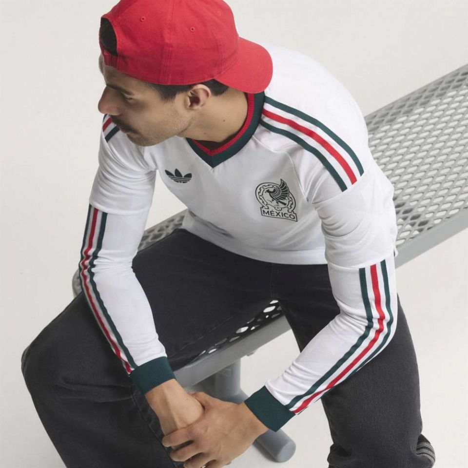 adidas Mexico 2026 Men's Away Authentic Long Sleeve Jersey